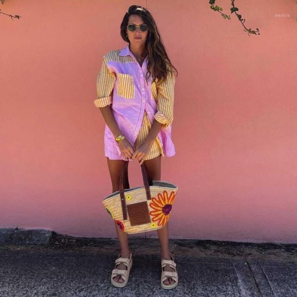 women's tracksuits summer high street tracksuit women shorts set stripe long sleeve retro shirt loose waisted mini two piece, Gray
women's tracksuits summer high street tracksuit women shorts set stripe long sleeve retro shirt loose waisted mini two piece, Gray
