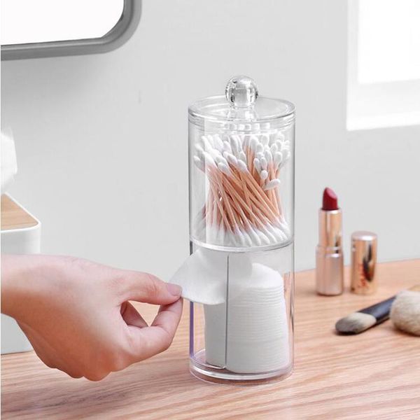 storage box acrylic multifunctional round qtip container cosmetic makeup cotton pad organizer jewelry holder candy boxes & bins
storage box acrylic multifunctional round qtip container cosmetic makeup cotton pad organizer jewelry holder candy boxes & bins