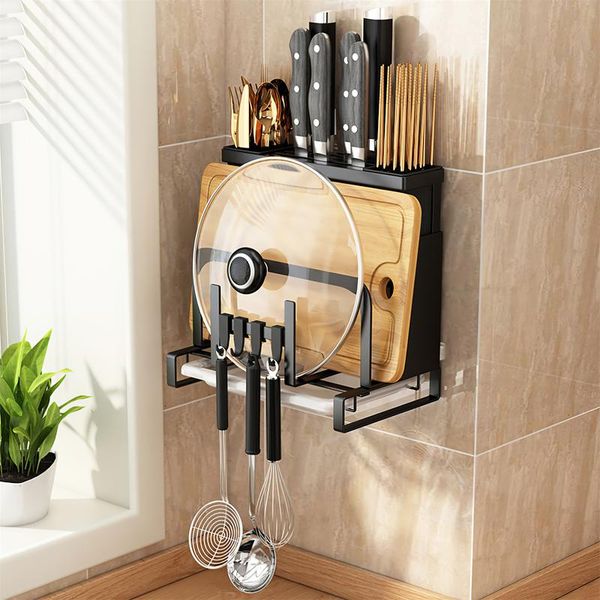 kitchen storage & organization shelf multifunctional knife holder chopsticks cage cutting board and lid integrated rack with water tray for
kitchen storage & organization shelf multifunctional knife holder chopsticks cage cutting board and lid integrated rack with water tray for