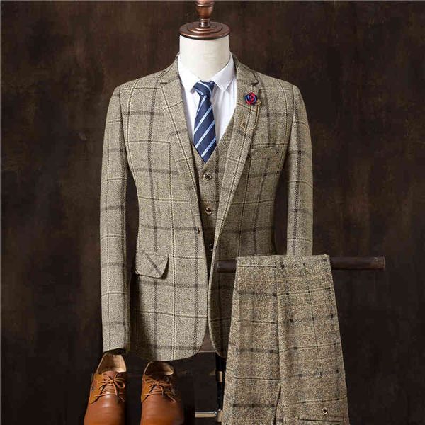 men's suits & blazers men business formal slim fit wedding prom male boutique plaid design groom dress jacket pants vest 3 pieces set 6, White;black
men's suits & blazers men business formal slim fit wedding prom male boutique plaid design groom dress jacket pants vest 3 pieces set 6, White;black