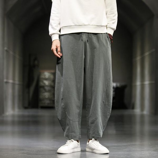 men's casual fashion loose linen pure color pocket comfort long pant comfortable mens pants wide leg, Black
men's casual fashion loose linen pure color pocket comfort long pant comfortable mens pants wide leg, Black