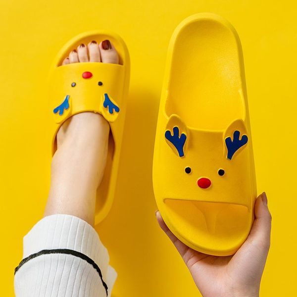 summer indoor women's slippers lovely elk leisure outdoor beach bathroom men's slipperscouple'ssandals, Black
summer indoor women's slippers lovely elk leisure outdoor beach bathroom men's slipperscouple'ssandals, Black