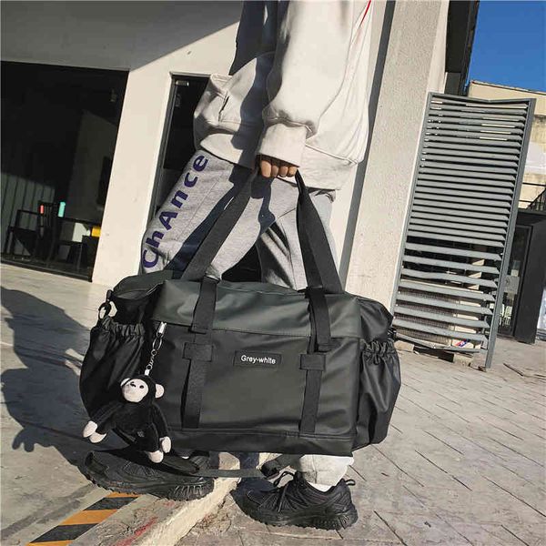 short distance travel bag men's hand luggage large capacity business sports fitness tide brand messenger, Blue;pink
short distance travel bag men's hand luggage large capacity business sports fitness tide brand messenger, Blue;pink