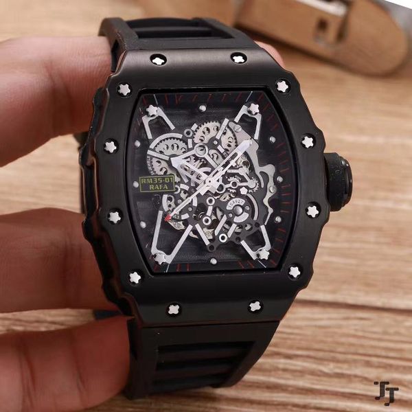 wristwatches men watch rubber sapphire stainless steel 904l automatic mechanical full black tourbillion skeleton watches, Slivery;brown
wristwatches men watch rubber sapphire stainless steel 904l automatic mechanical full black tourbillion skeleton watches, Slivery;brown