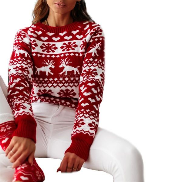 women's sweaters woman's christmas elk snowflake print sweater, round neck long sleeve casual thick knitted pullover daily life an, White;black
women's sweaters woman's christmas elk snowflake print sweater, round neck long sleeve casual thick knitted pullover daily life an, White;black