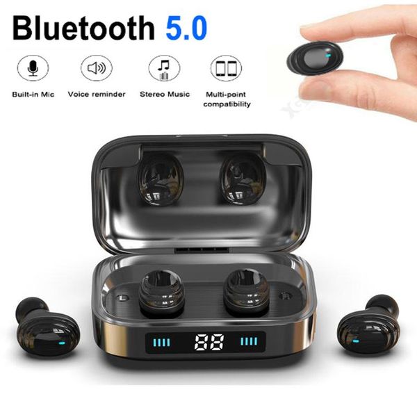 bluetooth 5.0 wireless earphones sport h01 tws with mic headsets 2000 mah led power display earbuds charging for all smart phone headphones
bluetooth 5.0 wireless earphones sport h01 tws with mic headsets 2000 mah led power display earbuds charging for all smart phone headphones