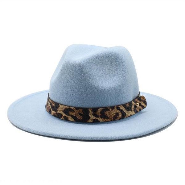 wide brim hats 2021 fashion trend women ladies wool felt fe hat leopard print panama casual formal party winter feshion, Blue;gray
wide brim hats 2021 fashion trend women ladies wool felt fe hat leopard print panama casual formal party winter feshion, Blue;gray