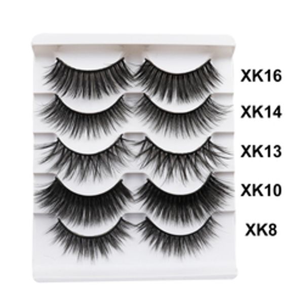 5 pairs 25mm false eyelashes long fluffy faux mink eyelash multipack silk lashes with eyelash paper packaging
5 pairs 25mm false eyelashes long fluffy faux mink eyelash multipack silk lashes with eyelash paper packaging