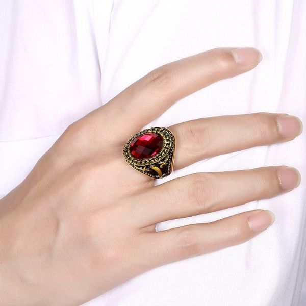 wedding rings vintage luxury gold plated oval red zircon stainless steel ring for men party fashion engagement jewelry gift, Slivery;golden
wedding rings vintage luxury gold plated oval red zircon stainless steel ring for men party fashion engagement jewelry gift, Slivery;golden