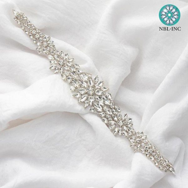 wedding sashes (1pc) silver rhinestone bridal belt applique with crystals dress accessories sash for wdd0756, White
wedding sashes (1pc) silver rhinestone bridal belt applique with crystals dress accessories sash for wdd0756, White