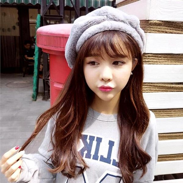 berets autumn winter thicken warm plush beret cap pumpkin hat fashion female korean artist painter solid octagonal, Blue;gray
berets autumn winter thicken warm plush beret cap pumpkin hat fashion female korean artist painter solid octagonal, Blue;gray