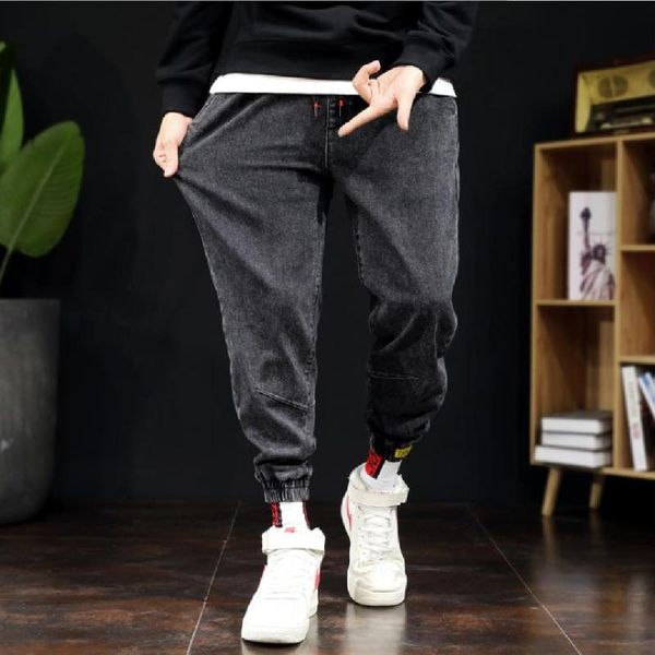 men's jeans 2021 logo men's elastic with large waist loose stretch pants small feet contracted stylish casual, Blue
men's jeans 2021 logo men's elastic with large waist loose stretch pants small feet contracted stylish casual, Blue