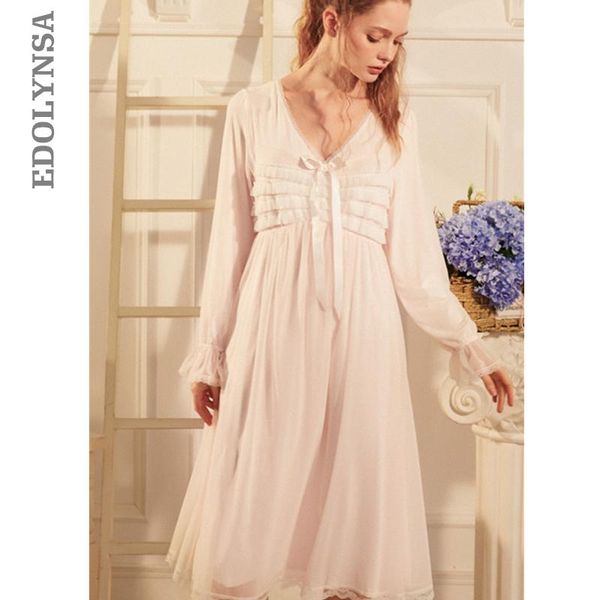 women's sleepwear 2021 lace bride long nightgowns female sweet princess sleeping home dress lady nightdress t918, Black;red
women's sleepwear 2021 lace bride long nightgowns female sweet princess sleeping home dress lady nightdress t918, Black;red