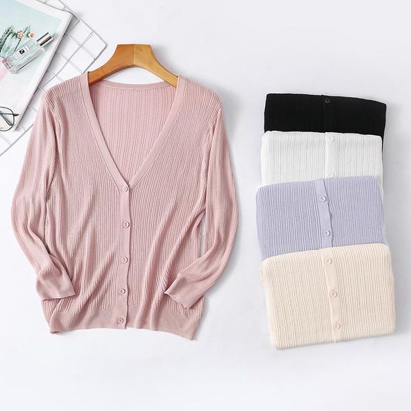 women's knits & tees spring knitted sweater for women 2021 v neck full sleeve thin button up knitting cardigan sweaters wdc3667, White
women's knits & tees spring knitted sweater for women 2021 v neck full sleeve thin button up knitting cardigan sweaters wdc3667, White
