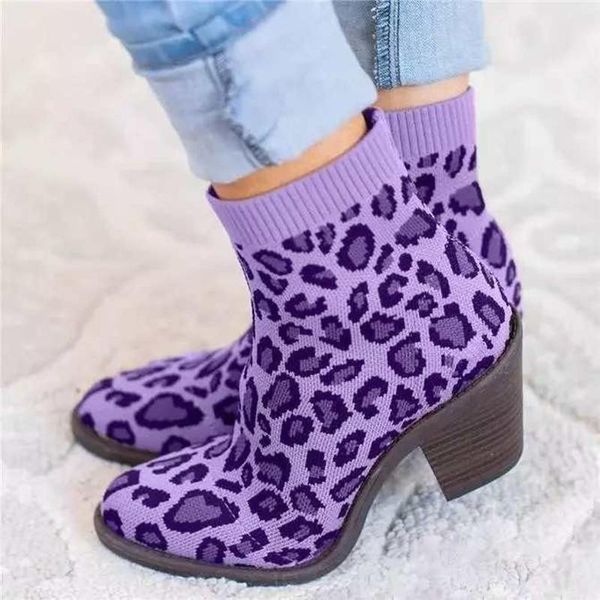 boots drop autumn women's knitted slip on elastic sock heels short botas leopard female plus size square, Black
boots drop autumn women's knitted slip on elastic sock heels short botas leopard female plus size square, Black