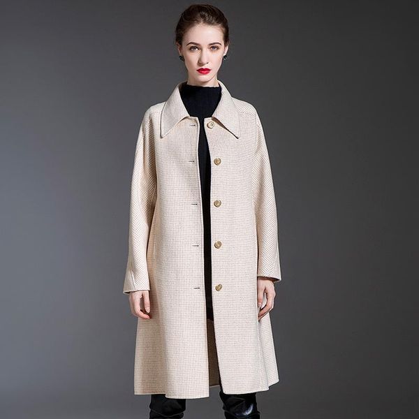 women's wool & blends 2021 arrivals cashmere coats winter warm fashion fur jacket outerwear streetwear s8738, Black
women's wool & blends 2021 arrivals cashmere coats winter warm fashion fur jacket outerwear streetwear s8738, Black