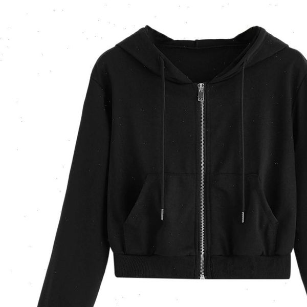 38 women hoodie autumn and winter hoodies long sleeve solid zipper pocket hooded jumper fashion casual pullover, Black
38 women hoodie autumn and winter hoodies long sleeve solid zipper pocket hooded jumper fashion casual pullover, Black