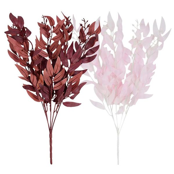 5branch artificial willow bouquet plants silk fake green leaves faux foliage vine for wedding party home decor decorative flowers & wreaths
5branch artificial willow bouquet plants silk fake green leaves faux foliage vine for wedding party home decor decorative flowers & wreaths