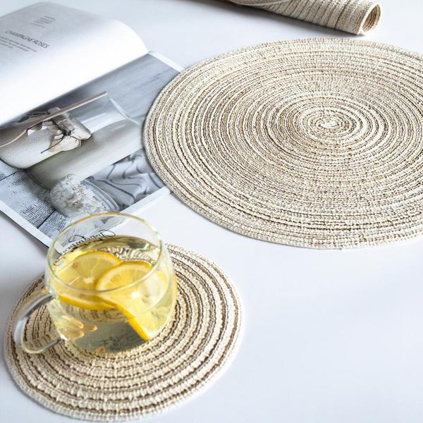mats & pads round cup coasters table mat woven ramie placemats anti slip dining non-slip tableware bowl kitchen drink
mats & pads round cup coasters table mat woven ramie placemats anti slip dining non-slip tableware bowl kitchen drink