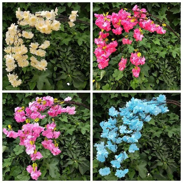 artificial simulation cherry blossom flower bouquet wedding arch door decoration garland hanging home decor supplies decorative flowers & wr
artificial simulation cherry blossom flower bouquet wedding arch door decoration garland hanging home decor supplies decorative flowers & wr