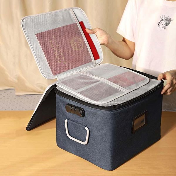 storage bags large capacity multi-layer document tickets bag certificate file organizer card holder passport briefcase with lock
storage bags large capacity multi-layer document tickets bag certificate file organizer card holder passport briefcase with lock