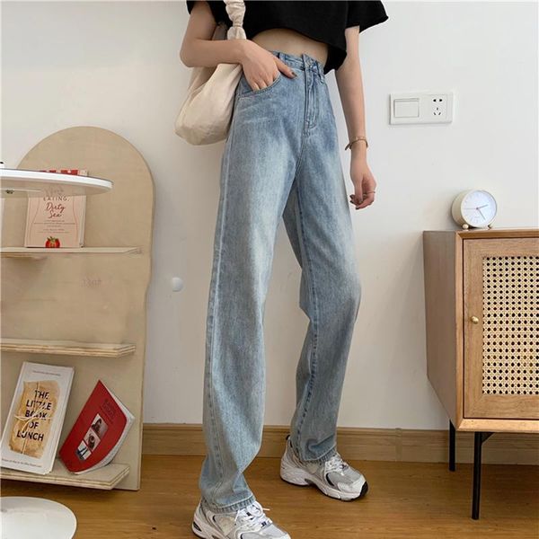 korean high waist jeans women wide leg pants boyfriend casual streetwear denim trousers pantalon femme vintage women's, Blue
korean high waist jeans women wide leg pants boyfriend casual streetwear denim trousers pantalon femme vintage women's, Blue