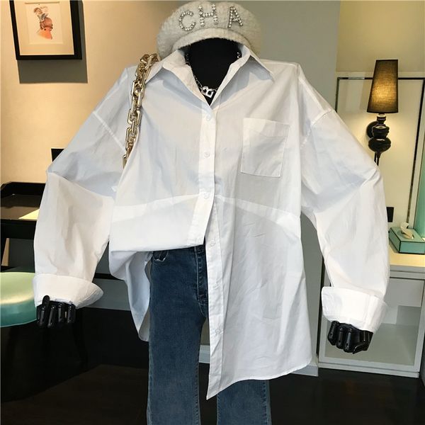 jackets spring summer niche of women design simple retro-white fashion pocket loose shirt length, Black;brown
jackets spring summer niche of women design simple retro-white fashion pocket loose shirt length, Black;brown