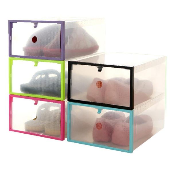 clothing & wardrobe storage 1pc foldable clear shoes box flip transparent drawer case plastic shoe boxes stackable organizer
clothing & wardrobe storage 1pc foldable clear shoes box flip transparent drawer case plastic shoe boxes stackable organizer