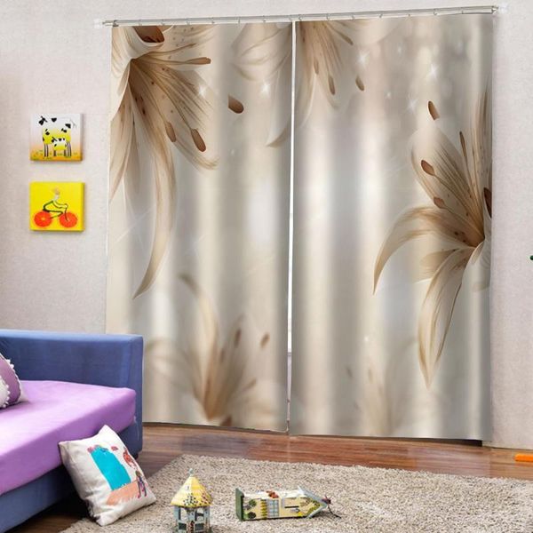 morden brown lily flower curtains 3d blackout for living room bedding stereoscopic curtain & drapes
morden brown lily flower curtains 3d blackout for living room bedding stereoscopic curtain & drapes