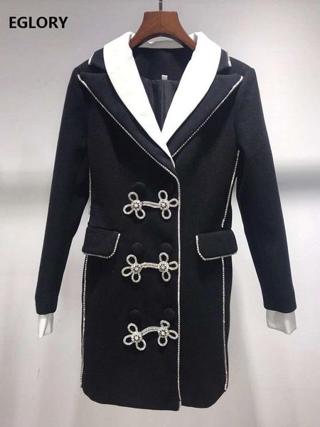 women's jackets 2021 autumn winter fashion designer coat women notched collar crystal beading buttons deco black white color block outw, Black;brown
women's jackets 2021 autumn winter fashion designer coat women notched collar crystal beading buttons deco black white color block outw, Black;brown