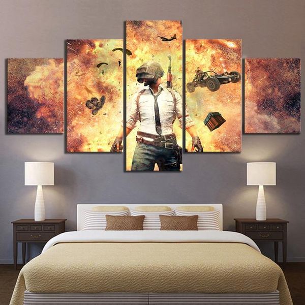 paintings 2021 modular hd prints pictures 5 pcs pubg battlegrounds game home decor painting canvas poster wall art for living room
paintings 2021 modular hd prints pictures 5 pcs pubg battlegrounds game home decor painting canvas poster wall art for living room