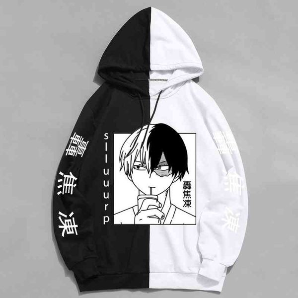 my hero academia s todoroki hoodi harajuku anime sweatshirt men fashion fall winter pullover hoodie patchwork, Black
my hero academia s todoroki hoodi harajuku anime sweatshirt men fashion fall winter pullover hoodie patchwork, Black
