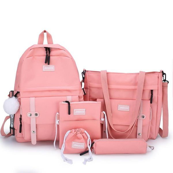 backpack 5 pc/sets fashion for 2021 summer big capacity solid multifunction women and men schoolbag casual stylish bookbag
backpack 5 pc/sets fashion for 2021 summer big capacity solid multifunction women and men schoolbag casual stylish bookbag