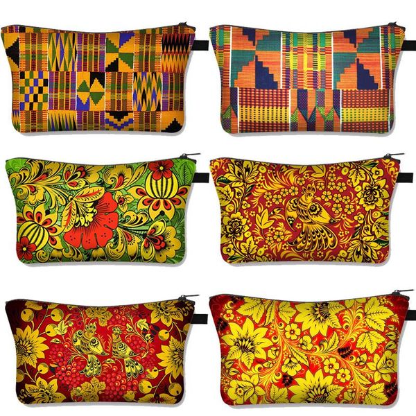 cosmetic bags & cases african woman print bag les makeup khokhloma art girls case portable lipsti storage for travel
cosmetic bags & cases african woman print bag les makeup khokhloma art girls case portable lipsti storage for travel