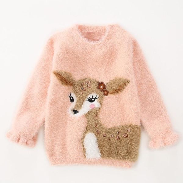 pullover girls' sweaters autumn and winter europe the united states christmas cotton warm children's clothing, Blue
pullover girls' sweaters autumn and winter europe the united states christmas cotton warm children's clothing, Blue