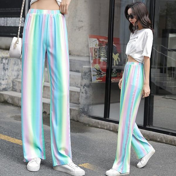 women's pants & capris the 2021 attack rainbow striped wide-legged pants, high-waisted straight casual pants. be most eye-catching girl, Black;white
women's pants & capris the 2021 attack rainbow striped wide-legged pants, high-waisted straight casual pants. be most eye-catching girl, Black;white