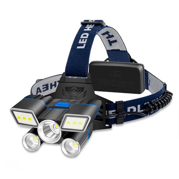 headlamps head torch 6000k outdoor 5led 1600lm adjustable headlight rechargeable ipx4 waterproof camping headlamp, aluminum alloy
headlamps head torch 6000k outdoor 5led 1600lm adjustable headlight rechargeable ipx4 waterproof camping headlamp, aluminum alloy