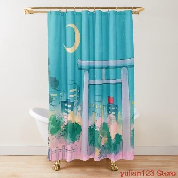 pastel anime city sailor modern 3d printing shower curtain bath with hooks for bathroom waterproof scenery curtains
pastel anime city sailor modern 3d printing shower curtain bath with hooks for bathroom waterproof scenery curtains
