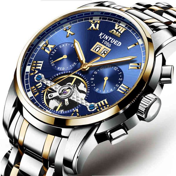 merk kinyued mode mannen automatische mechanische stalen band horloge multifunctionele luxe business casual horloges mannelijke, Slivery;brown
merk kinyued mode mannen automatische mechanische stalen band horloge multifunctionele luxe business casual horloges mannelijke, Slivery;brown