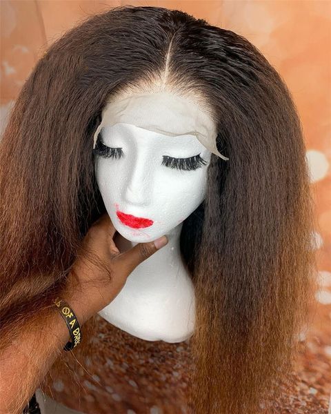 yaki straight ombre blonde synthetic hair lace front wig high temperature fiber for black women 150% natural hairline kinky soft
yaki straight ombre blonde synthetic hair lace front wig high temperature fiber for black women 150% natural hairline kinky soft