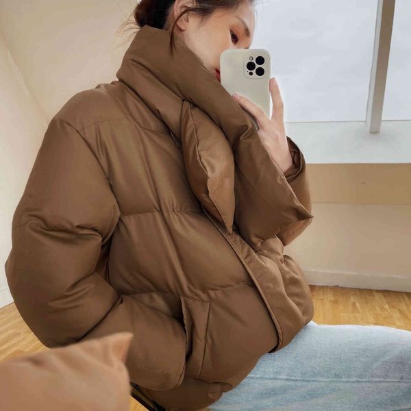 korean solid brief fashion outwear stylish all-match winter loose casual women cotton thick warm basic jackets 210421, Black
korean solid brief fashion outwear stylish all-match winter loose casual women cotton thick warm basic jackets 210421, Black