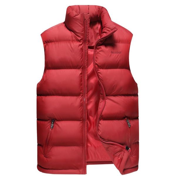 men's vests 2021 autumn winter vest men fashion stand collar keep warm windbreaker sleeveless jacket plus size m-6xl waistcoat, Black;white
men's vests 2021 autumn winter vest men fashion stand collar keep warm windbreaker sleeveless jacket plus size m-6xl waistcoat, Black;white