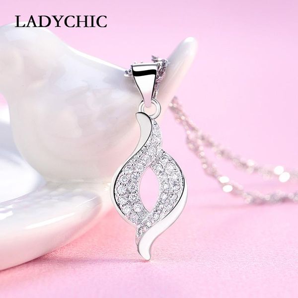 pendant necklaces ladychic fashion design tiny cubic zircon necklace as birthday present simply elegant jewelry accessories ln1101, Silver
pendant necklaces ladychic fashion design tiny cubic zircon necklace as birthday present simply elegant jewelry accessories ln1101, Silver