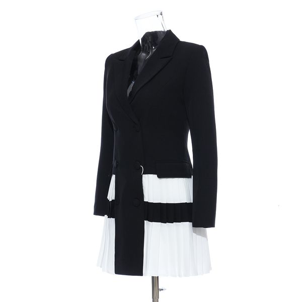 deat summer fashion mesh clothing notched hit colors pleated patchwork double breasted waist blazer wl38701l 201012, White;black
deat summer fashion mesh clothing notched hit colors pleated patchwork double breasted waist blazer wl38701l 201012, White;black