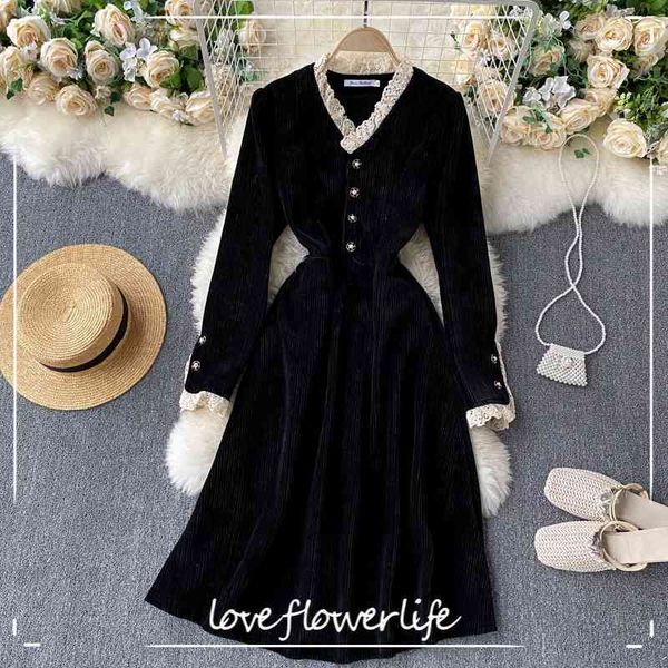 loveflowerlife french autumn winter solid high waist versatile design lace v-neck slim long sleeve bottoming dress 210521, Black;gray
loveflowerlife french autumn winter solid high waist versatile design lace v-neck slim long sleeve bottoming dress 210521, Black;gray
