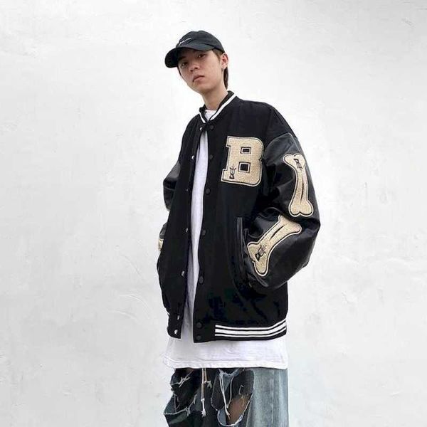 men's jacket high street spring autumn national fashion hip-hop woolen vintage baseball jacket men's loose street coat 211013, Black;brown
men's jacket high street spring autumn national fashion hip-hop woolen vintage baseball jacket men's loose street coat 211013, Black;brown