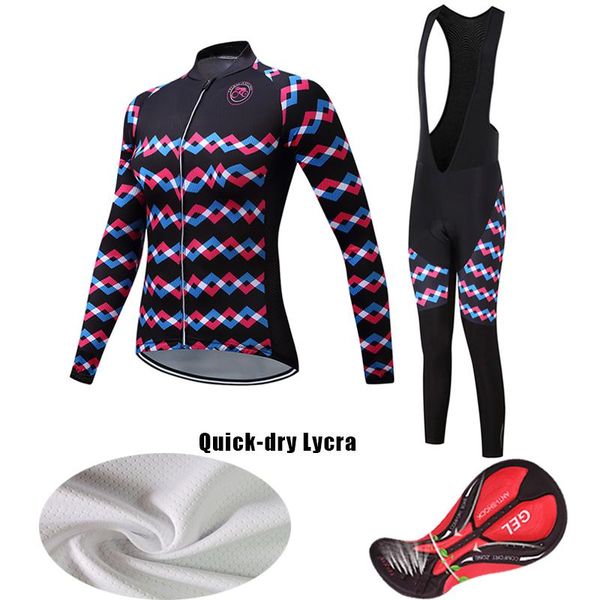 racing sets women fall cycling clothing 2021 long sleeve road bike jersey set bib kit female bicycle clothes mtb suit uniform, Black;blue
racing sets women fall cycling clothing 2021 long sleeve road bike jersey set bib kit female bicycle clothes mtb suit uniform, Black;blue