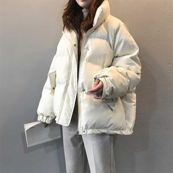 ladies fashionable winter oversized stand collar down jacket women warm thick loose chic parka bread padded coat 211102, Black
ladies fashionable winter oversized stand collar down jacket women warm thick loose chic parka bread padded coat 211102, Black
