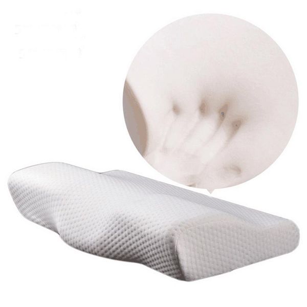 neck protection slow rebound memory foam butterfly shaped pillow health cervical size in 50*30cm bedding
neck protection slow rebound memory foam butterfly shaped pillow health cervical size in 50*30cm bedding
