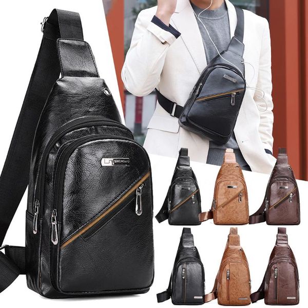 backpack men usb charging bags men's chest bag pu shoulder sling sports casual leather package messenger travel crossbody
backpack men usb charging bags men's chest bag pu shoulder sling sports casual leather package messenger travel crossbody